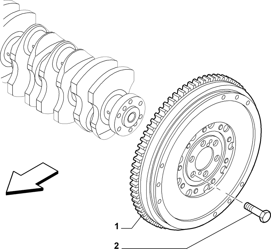 CRANKSHAFT AND FLYWHEEL 15