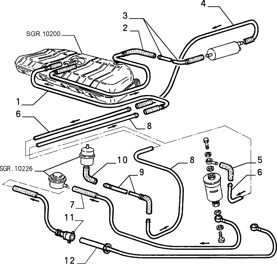 FUEL TANK PIPING 1