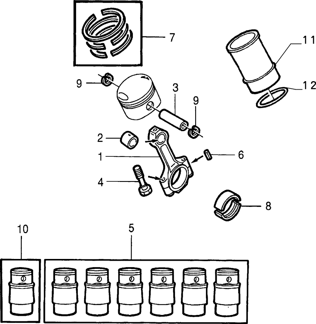 CONNECTING RODS AND PISTONS 3