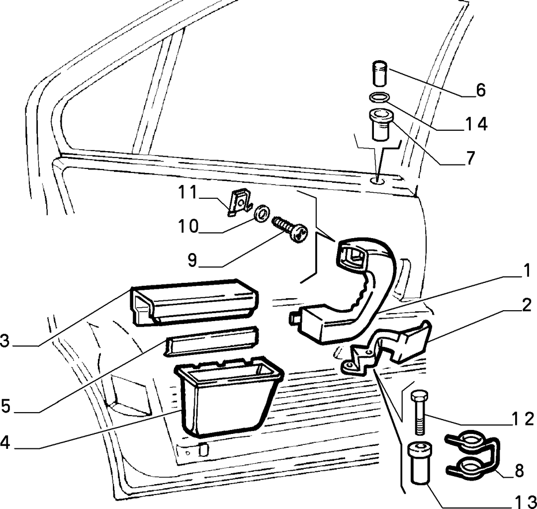 ACCESORY FOR PANELS REAR DOOR 2