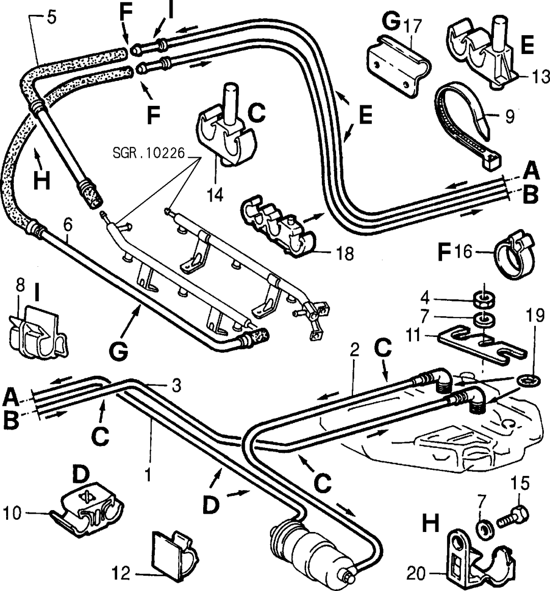 FUEL TANK PIPING 9