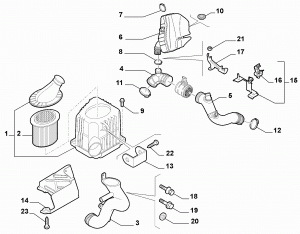 AIR FILTER AND PIPING