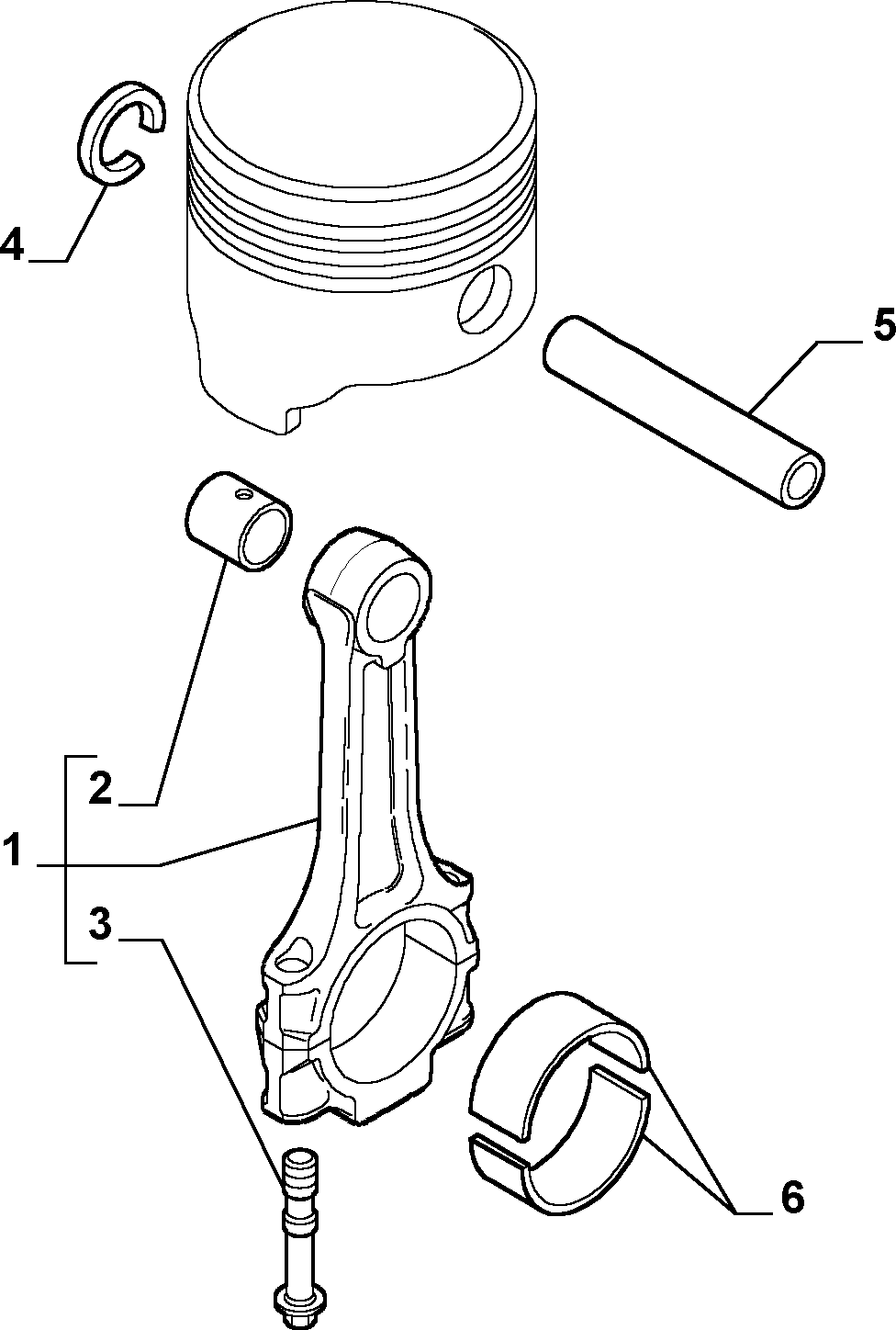 CONNECTING RODS AND PISTONS 6