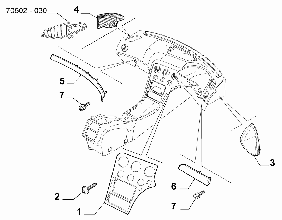 DASHBOARD INSTRUMENT HOLDER DIALS 2