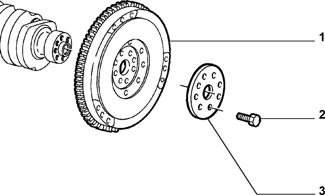 CRANKSHAFT AND FLYWHEEL 4