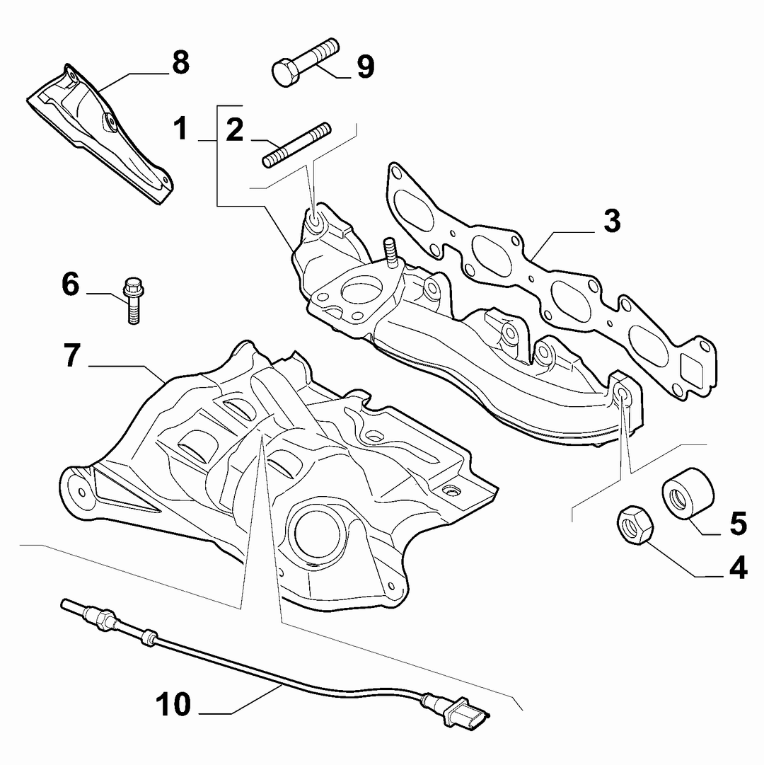 EXHAUST MANIFOLD 5