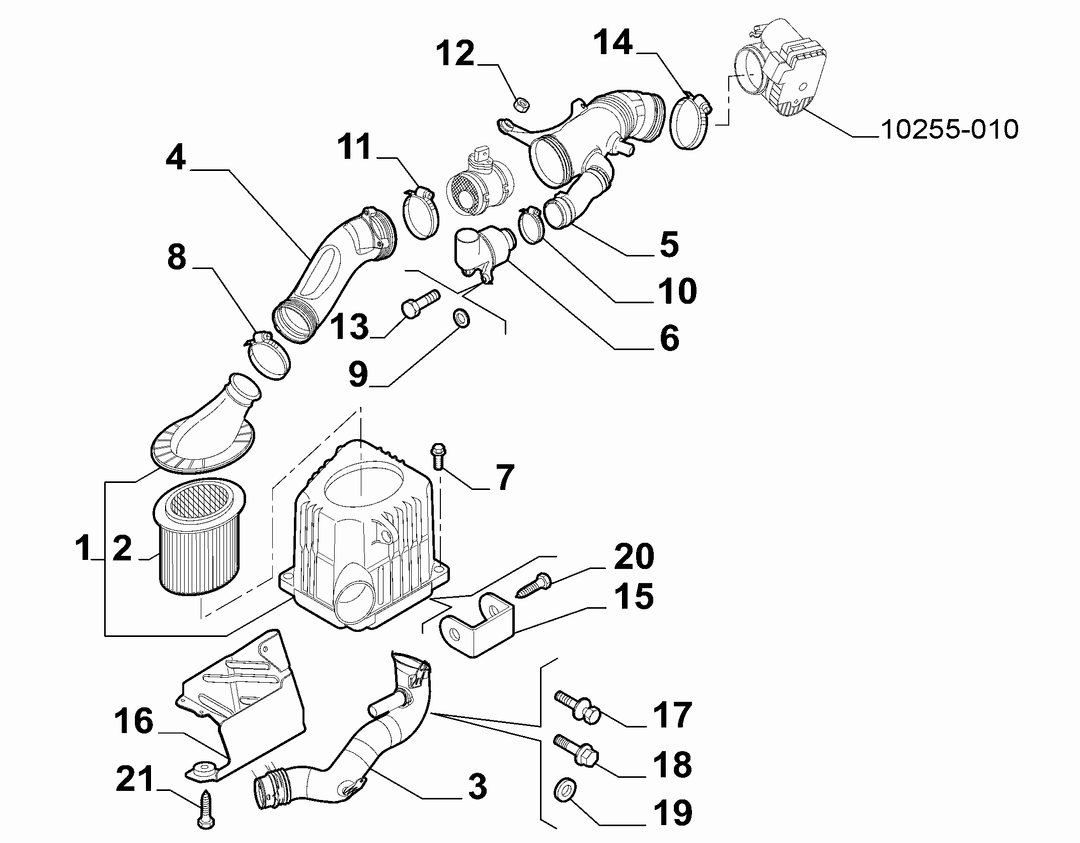 AIR FILTER AND PIPING 3