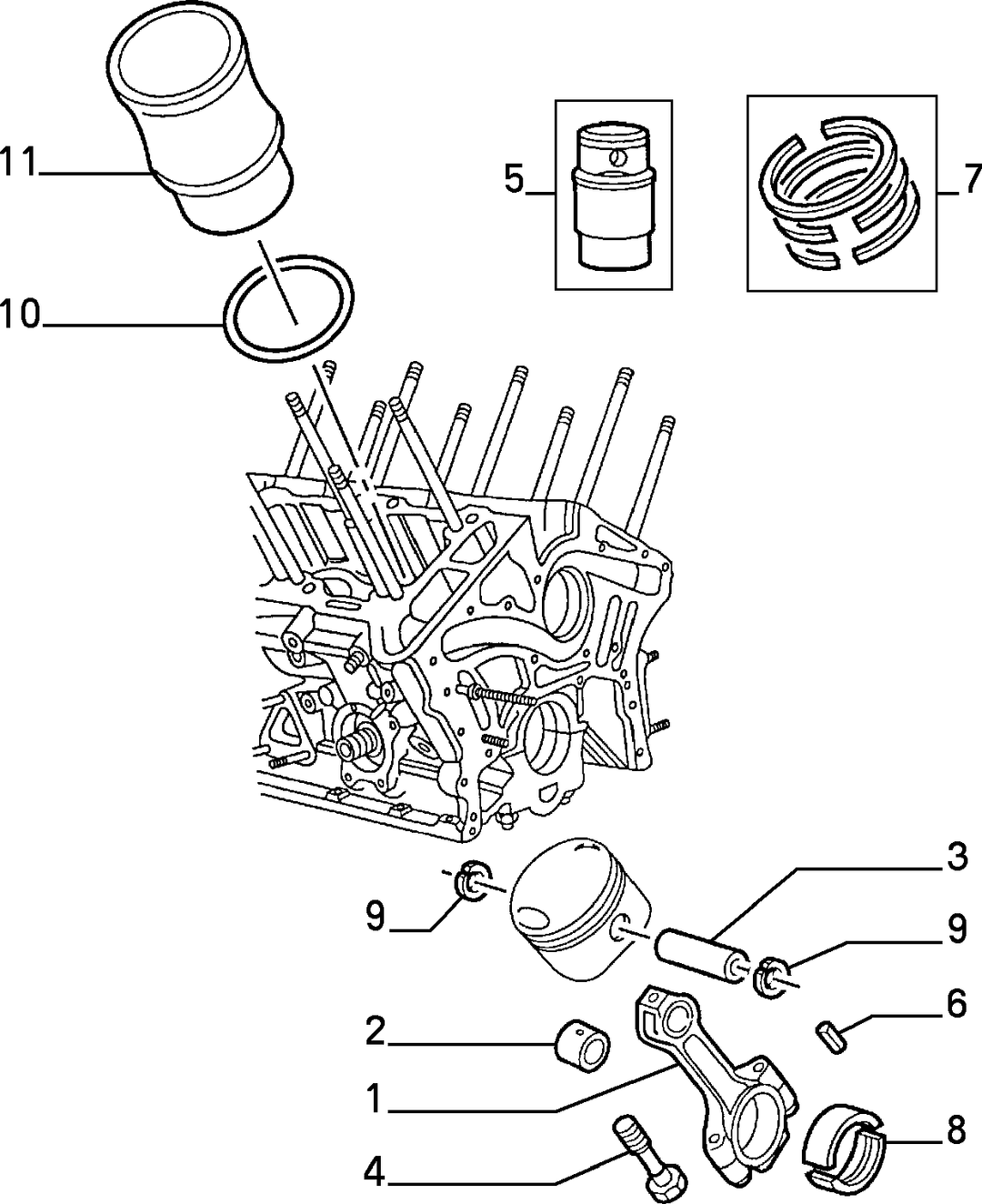 CONNECTING RODS AND PISTONS 4