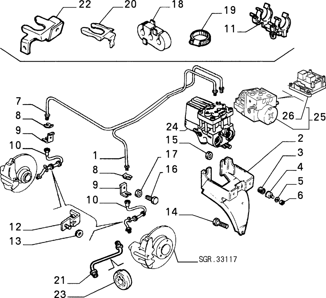 HYDRAULIC BRAKE CONTROL WITH ANTISKID 3