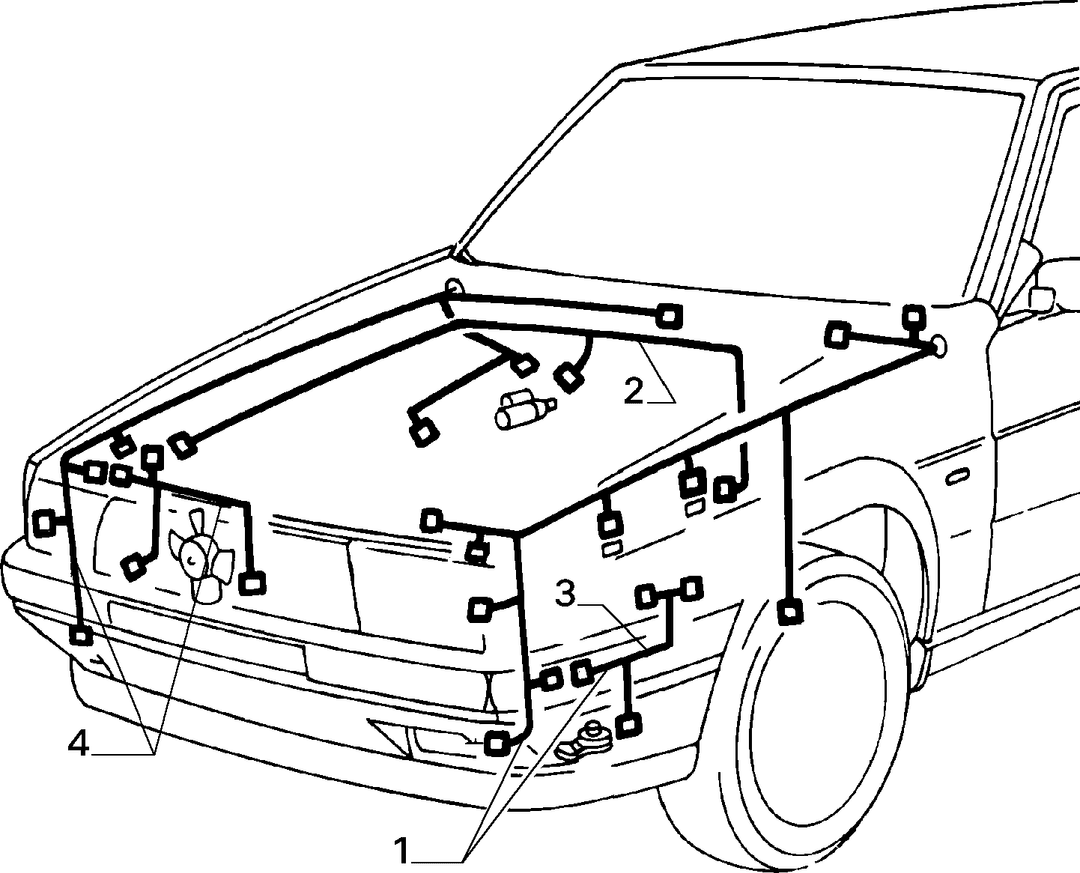 CABLE HARNESS (FRONT) 5