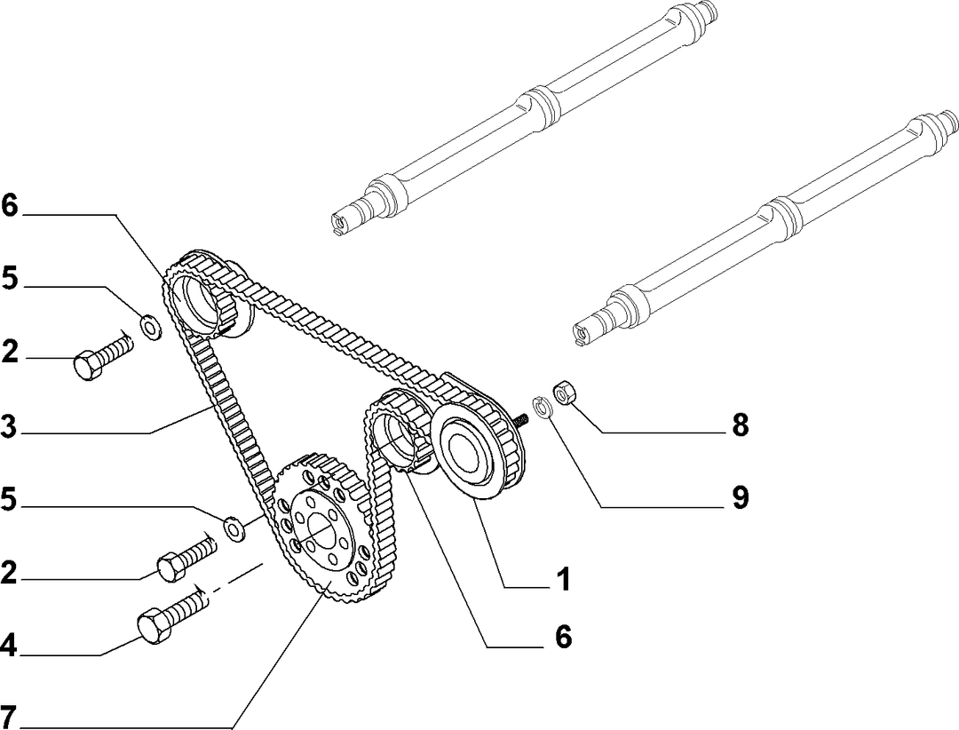 VARIOUS CONTROLS (BELTS AND PULLEYS) 4