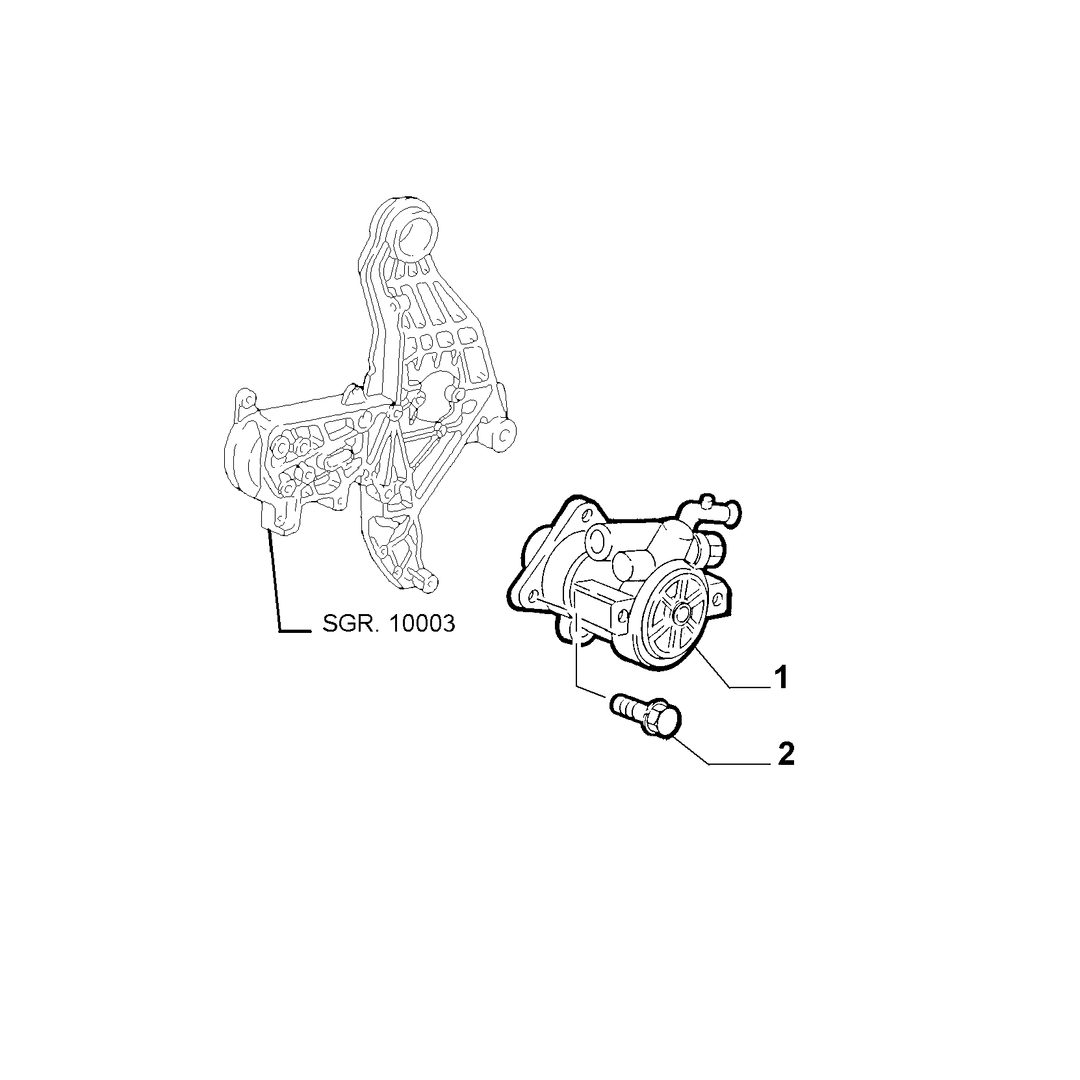 POWER STEERING PUMP 1