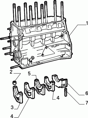 CRANKCASE AND CYLINDER HEAD