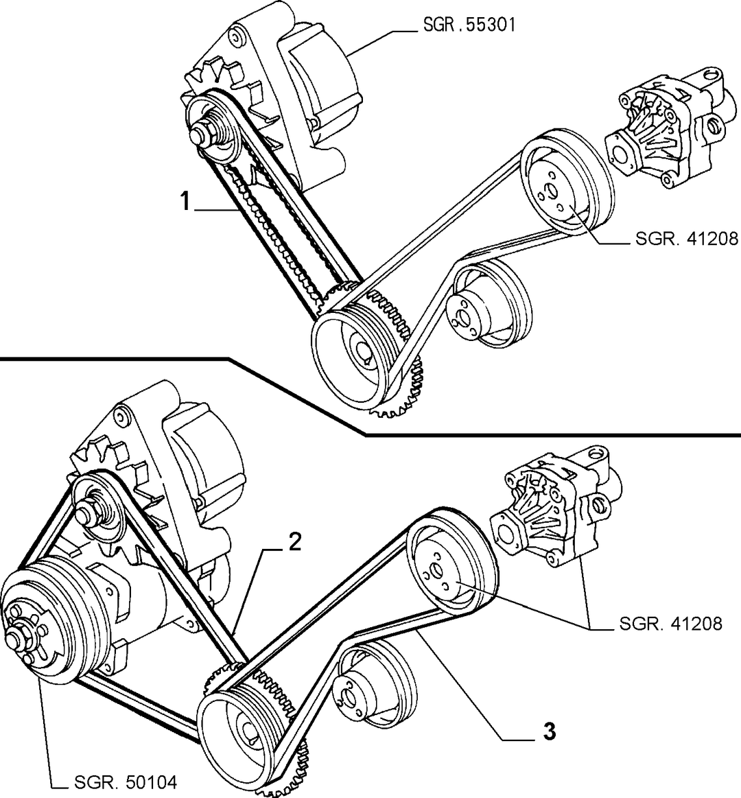 VARIOUS CONTROLS (BELTS AND PULLEYS) 2