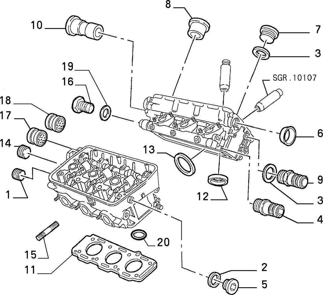 CRANKCASE AND CYLINDER HEAD 5