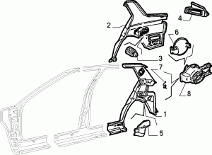 BODYSHELL, PANELS (REAR PART) 