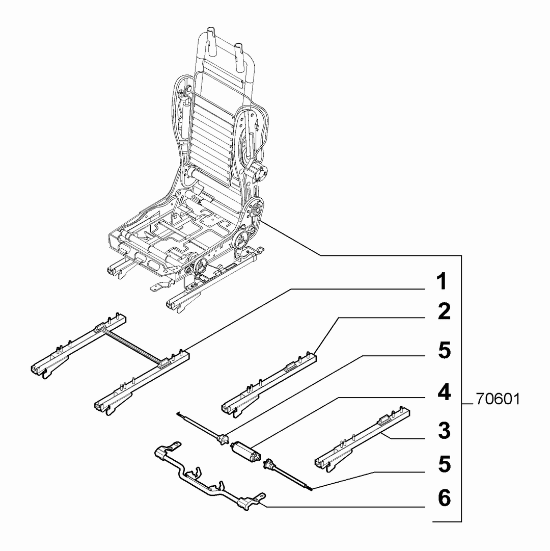 FRONT SEAT RAILS 2