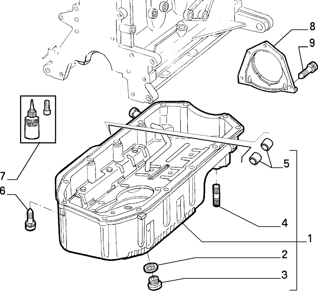 BLOCK SUMP AND COVERS 5