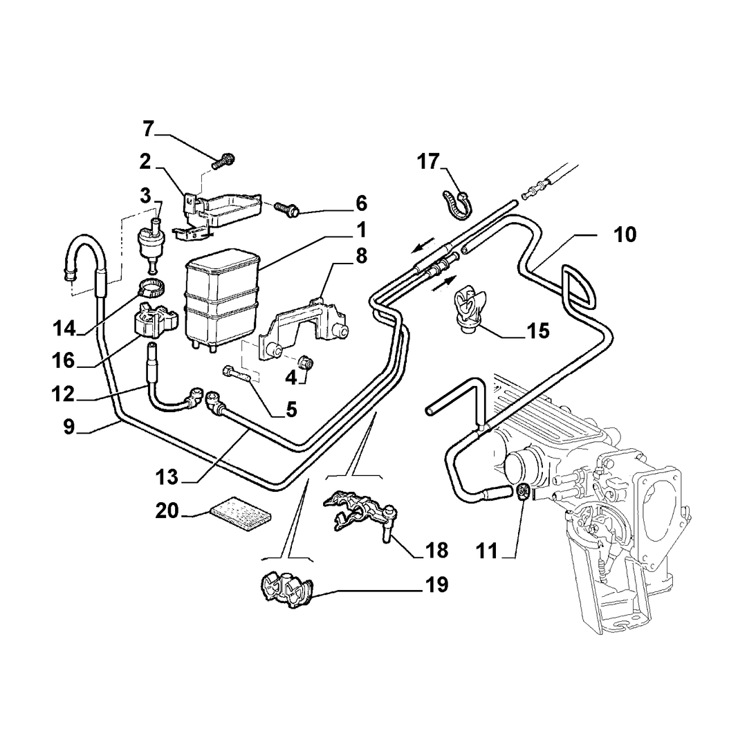 FUEL TANK PIPING 12