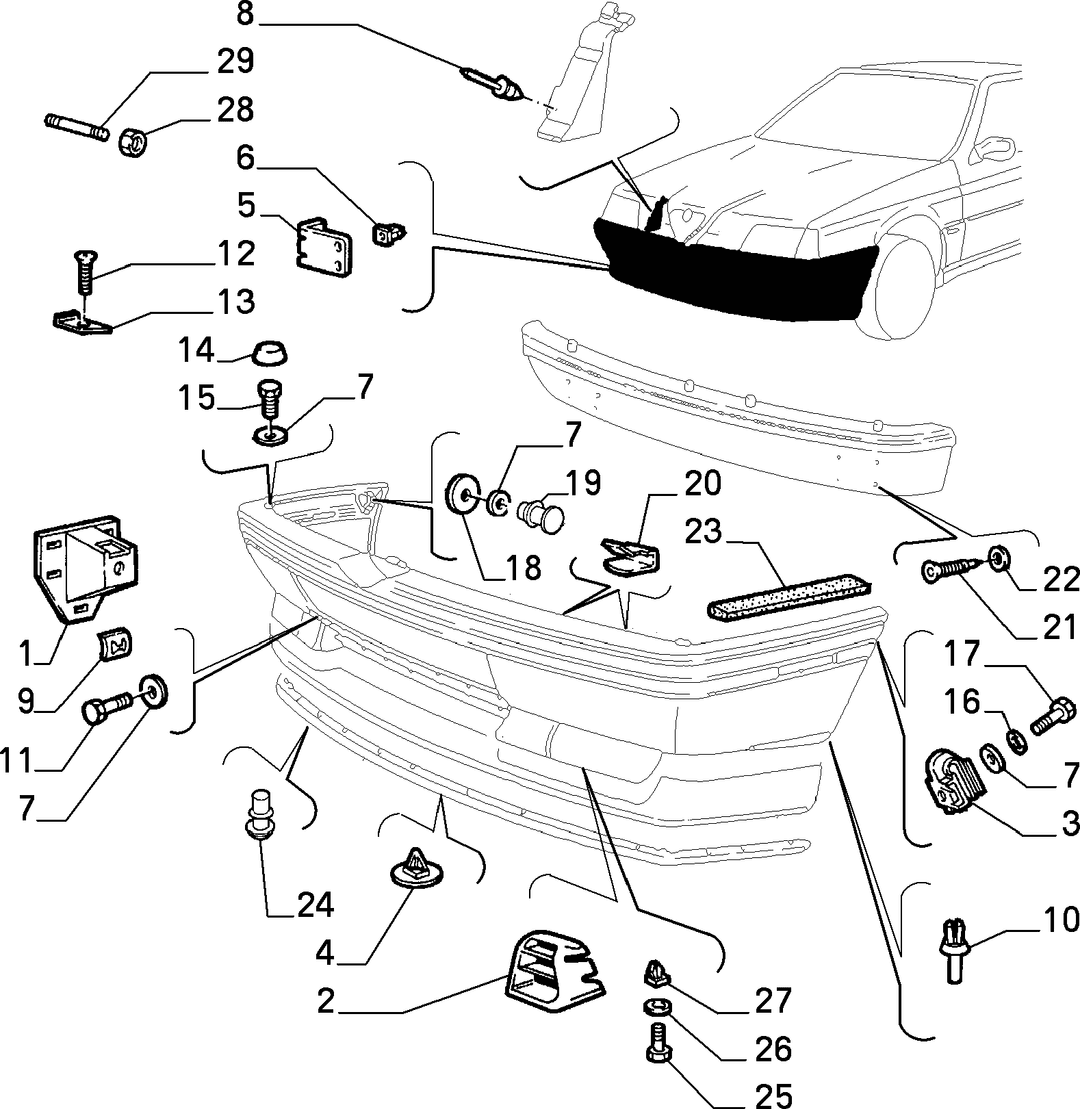 FRONT BUMPER  2