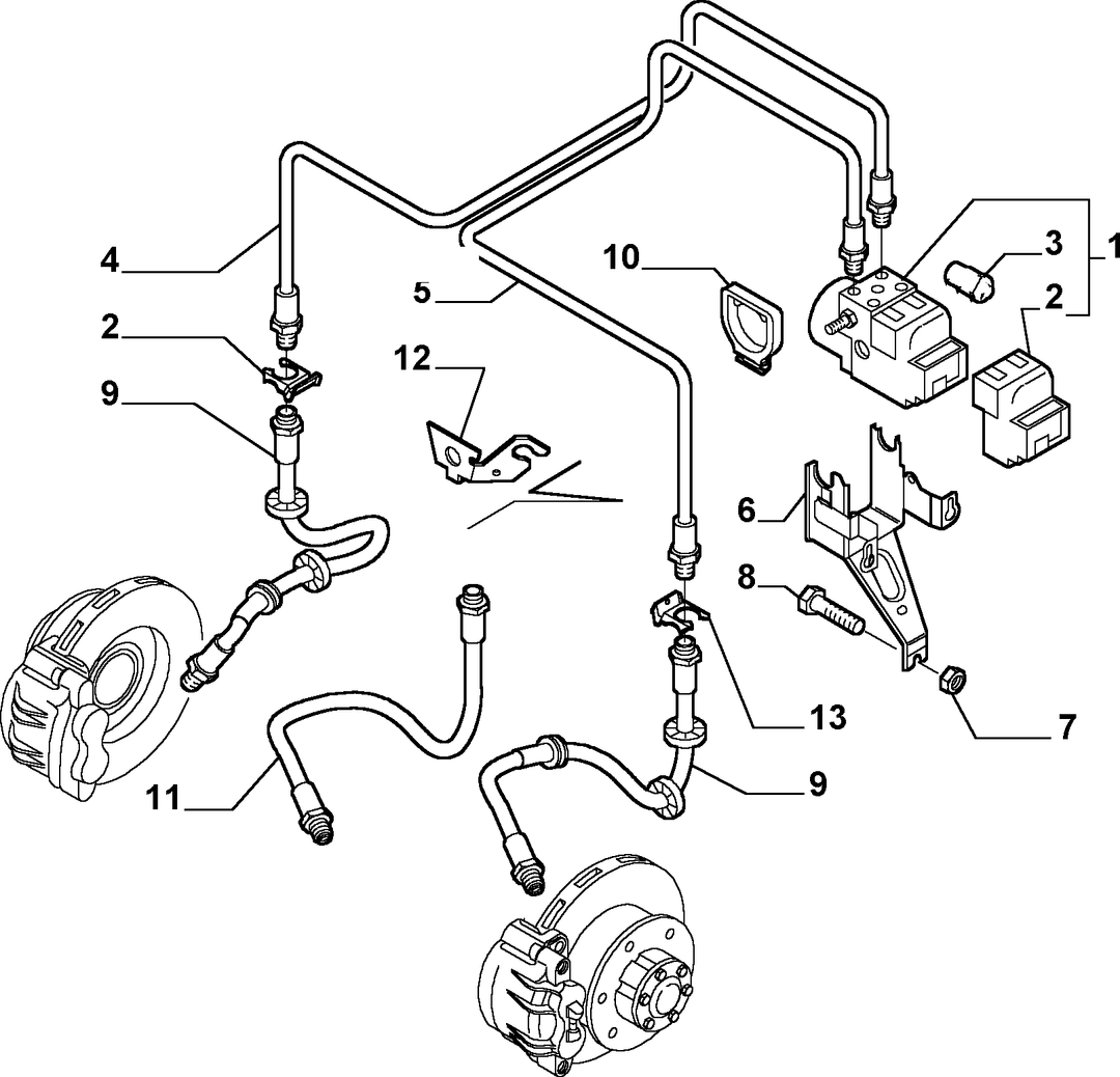 HYDRAULIC BRAKE CONTROL WITH ANTISKID 1