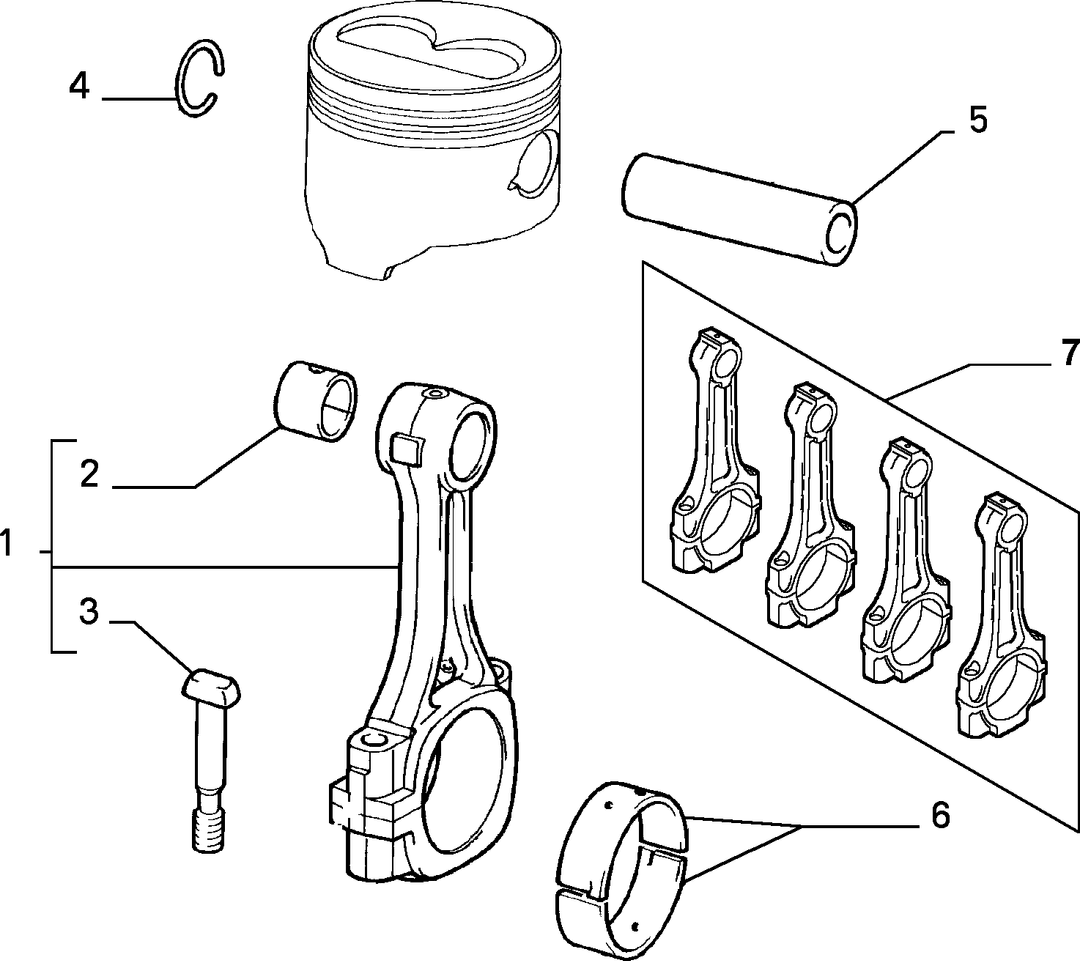 CONNECTING RODS AND PISTONS 1