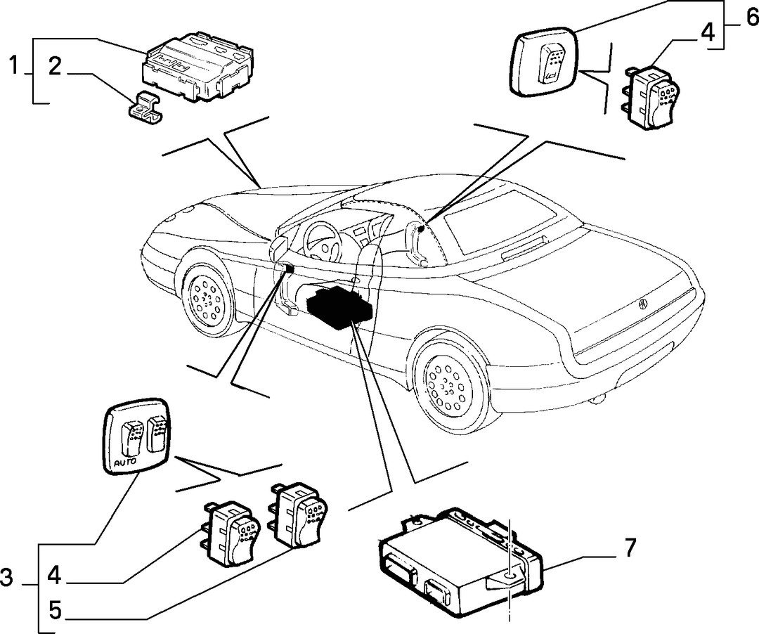 VARIOUS CONTROL PUSH BUTTONS AND SWITCHES  2