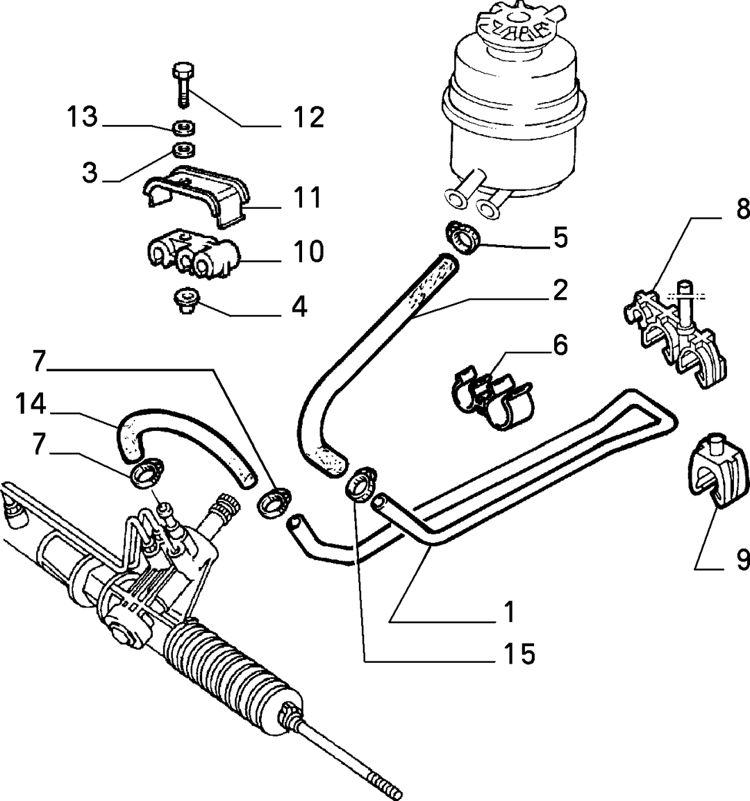 POWER STEERING HYDRAULIC SYSTEM 21