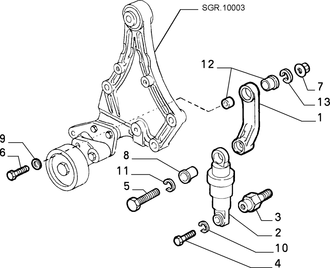 VARIOUS CONTROLS (BELTS AND PULLEYS) 10