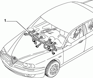 CABLE SET (CENTRAL PART)