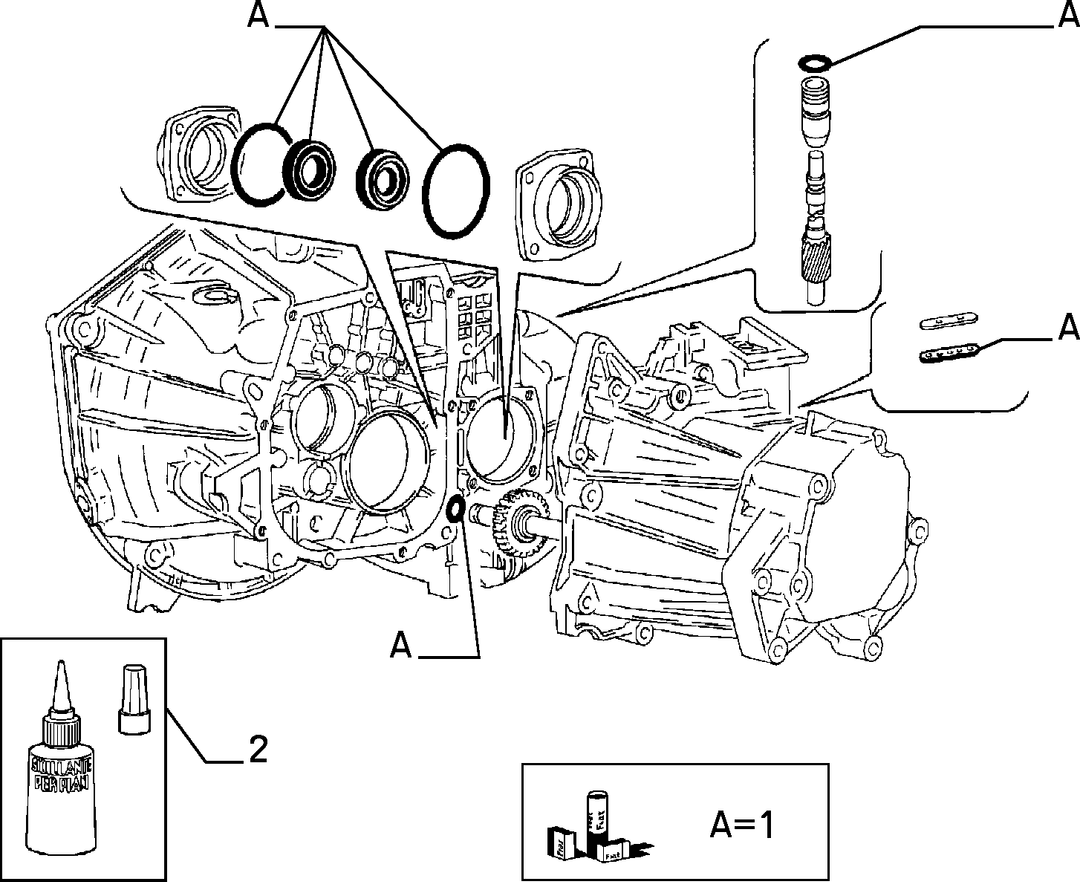 TRANSMISSION AND DIFFERENTIAL UNIT, CASING AND COVERS 3