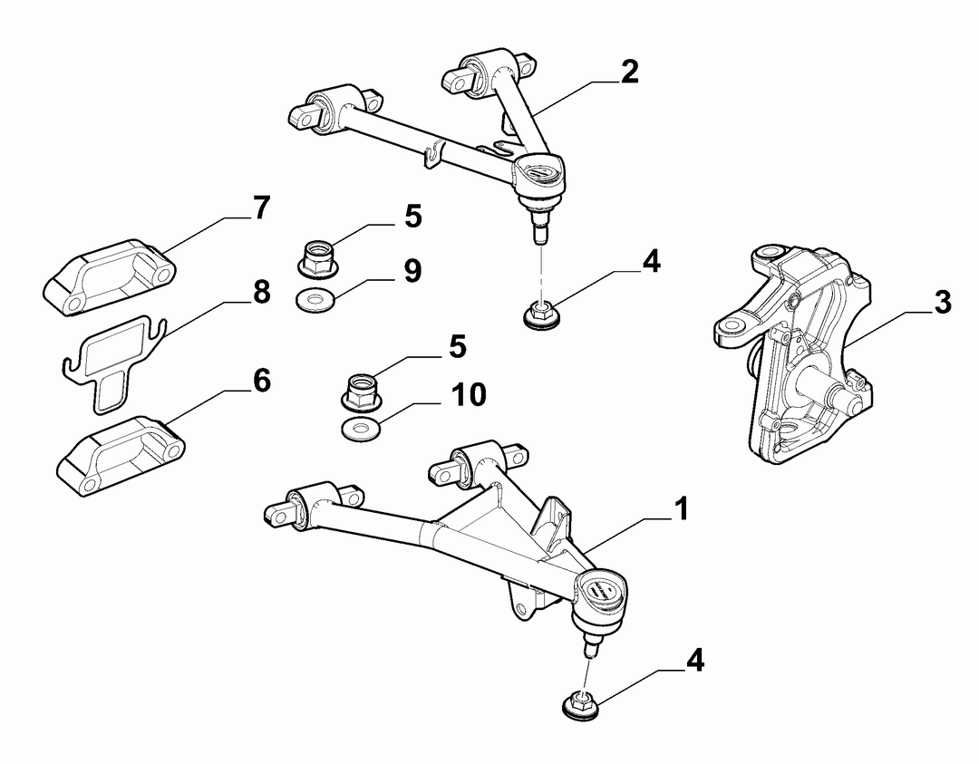 SWING ARMS AND MOUNTINGS 1