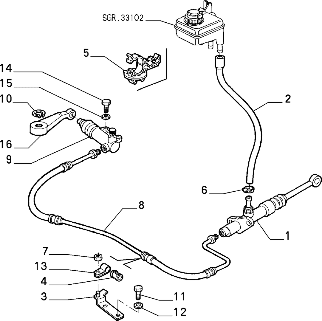 CLUTCH RELEASE HYDRAULIC CONTROL 1