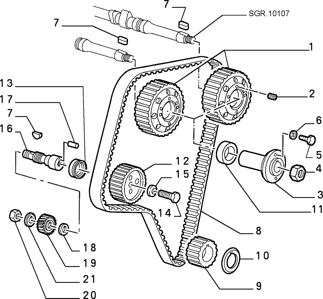 CAMSHAFT DRIVE 12
