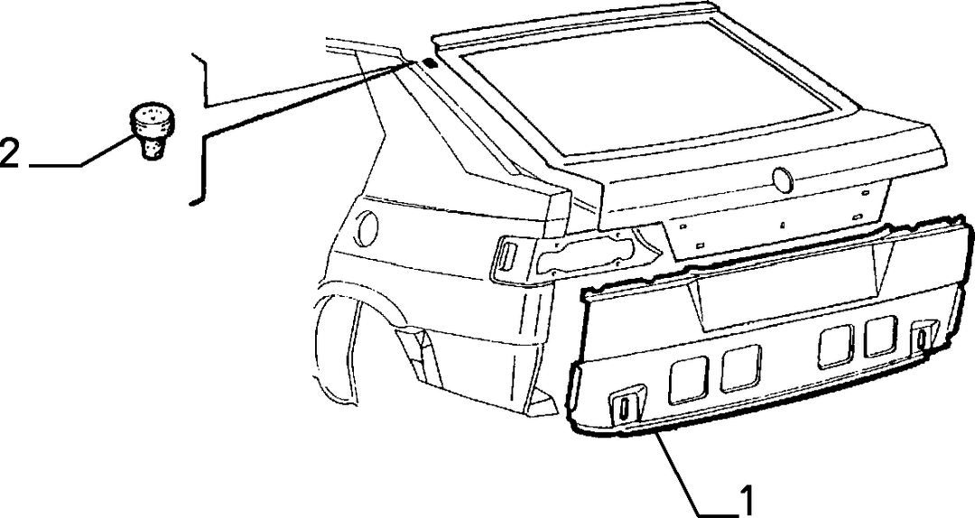 BODYSHELL, PANELS (REAR PART) 1