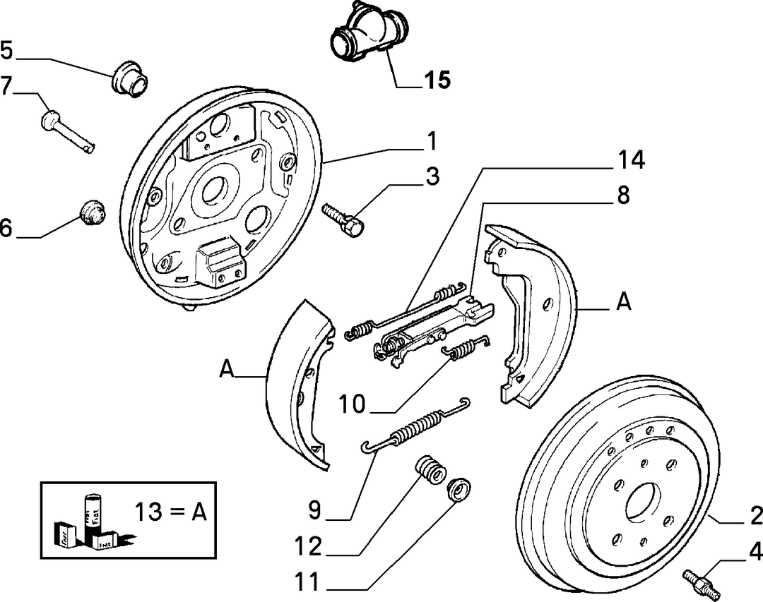 REAR WHEEL BRAKES 1