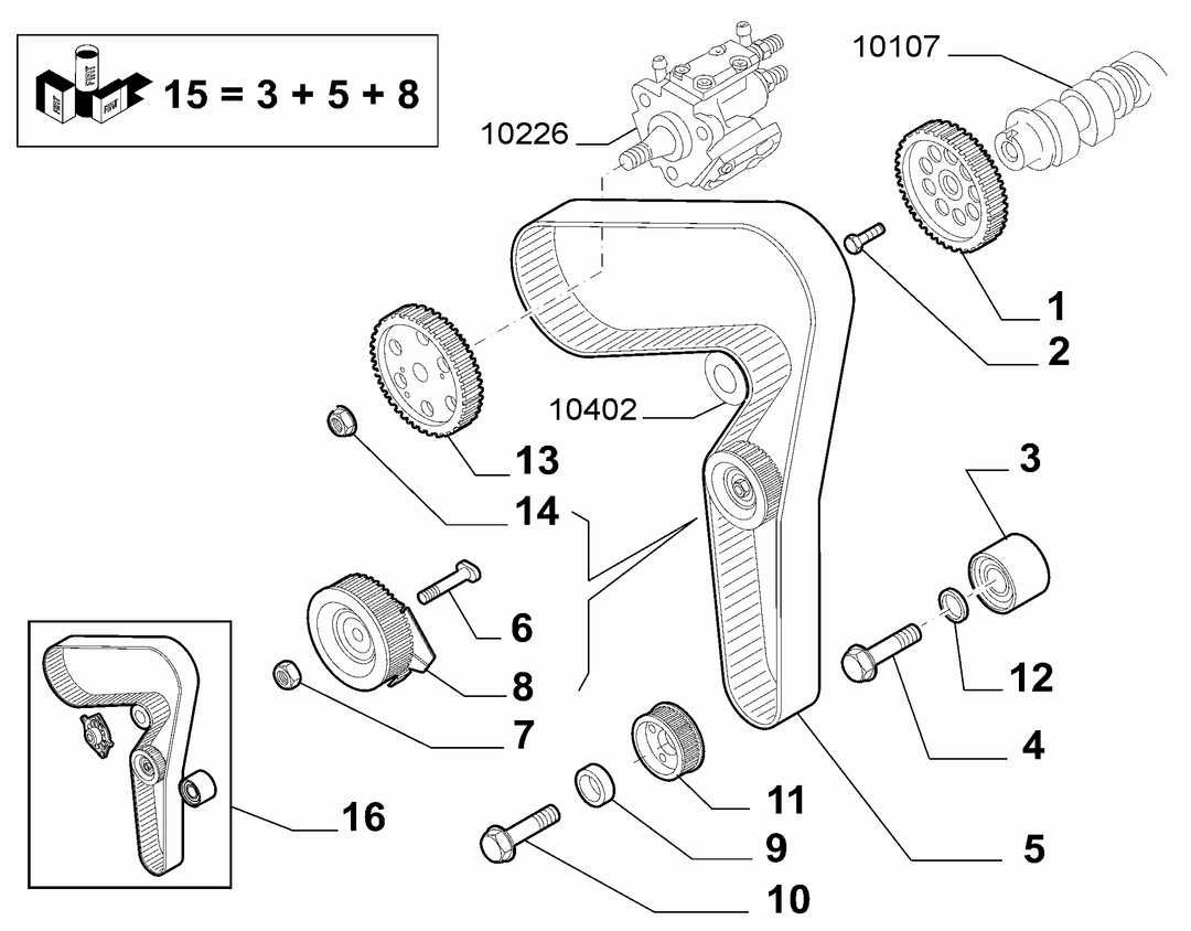 CAMSHAFT DRIVE 12