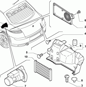 BAGGAGE COMPARTMENT INTERIOR TRIMMING 