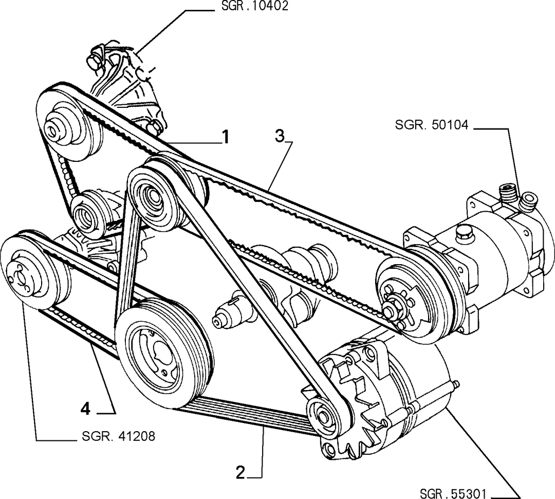 VARIOUS CONTROLS (BELTS AND PULLEYS) 7
