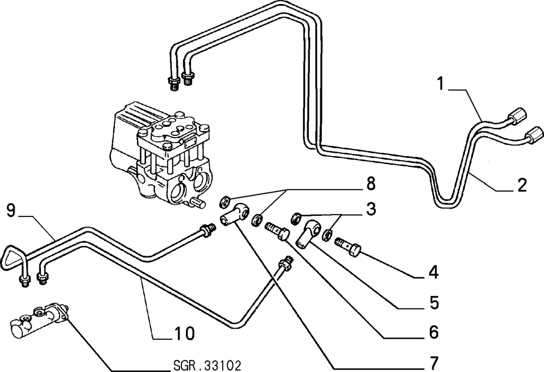HYDRAULIC BRAKE CONTROL WITH ANTISKID 4