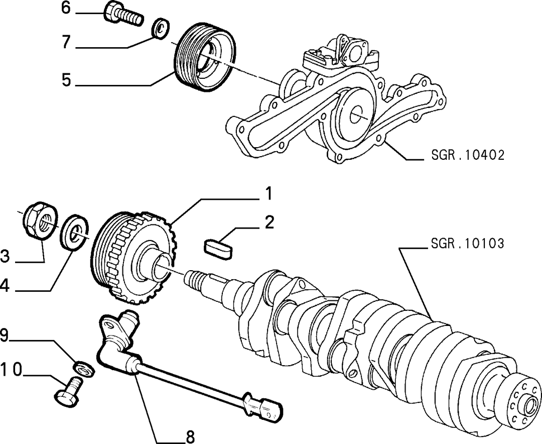 VARIOUS CONTROLS (BELTS AND PULLEYS) 4