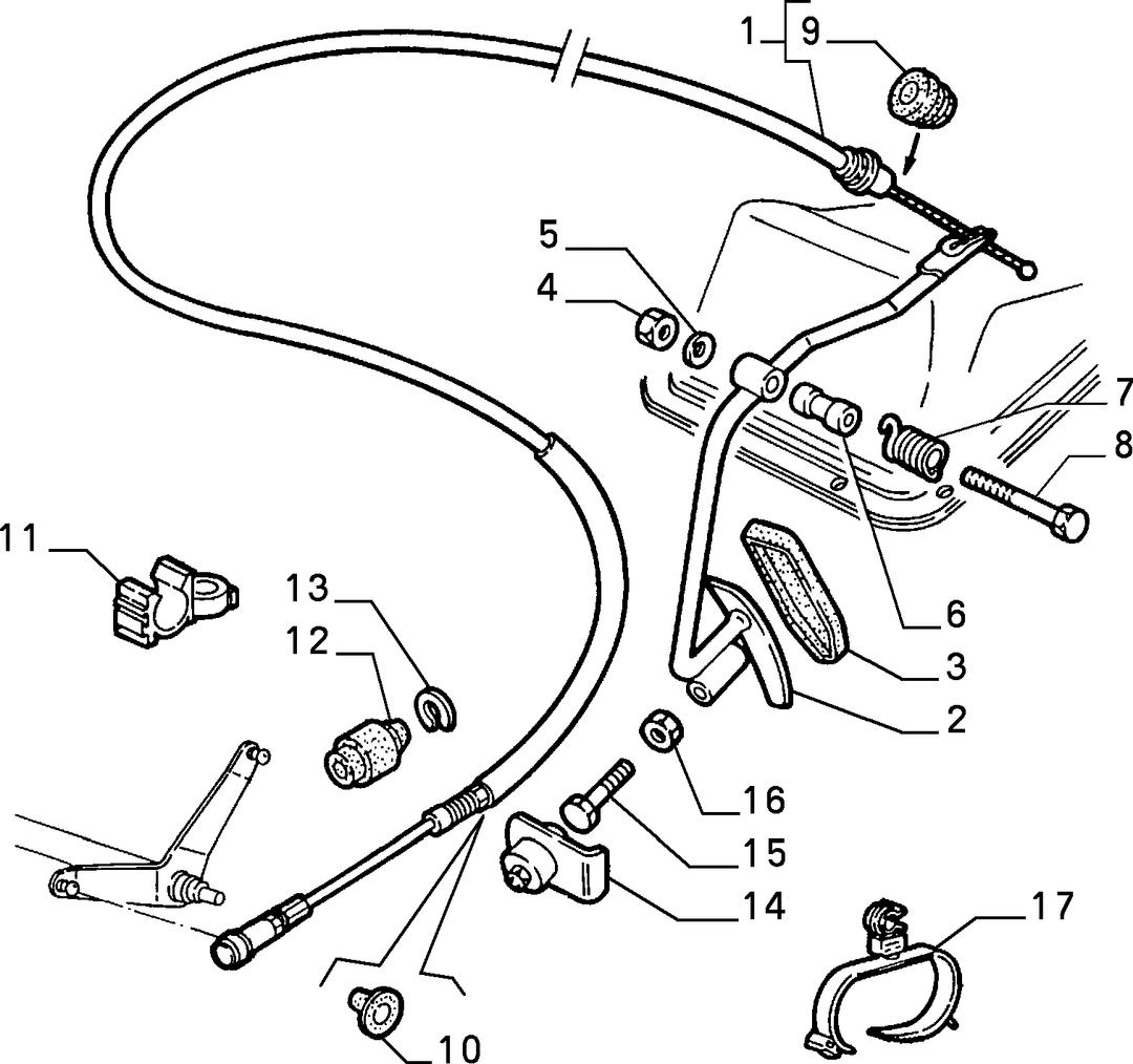 ACCELERATOR CONTROL LINKAGE 2