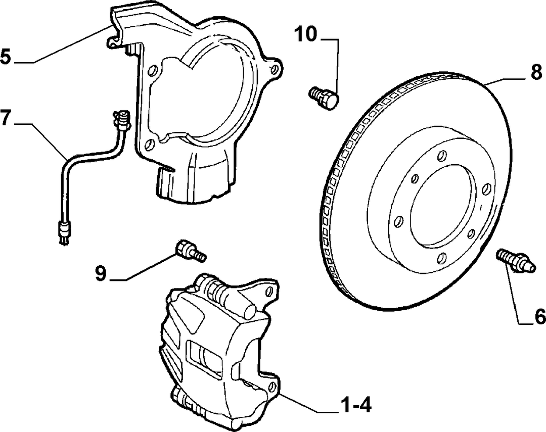 FRONT WHEEL BRAKES 1