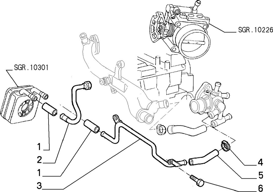 WATER PUMP AND LINES 5