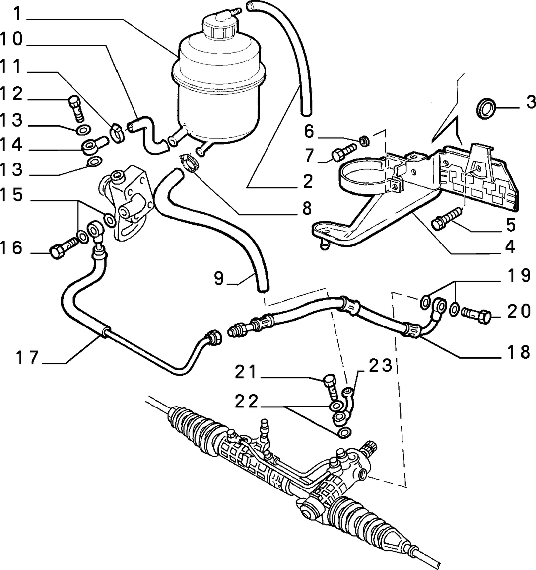 POWER STEERING HYDRAULIC SYSTEM 3