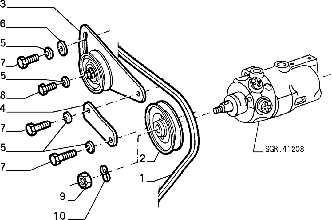 VARIOUS CONTROLS (BELTS AND PULLEYS) 2