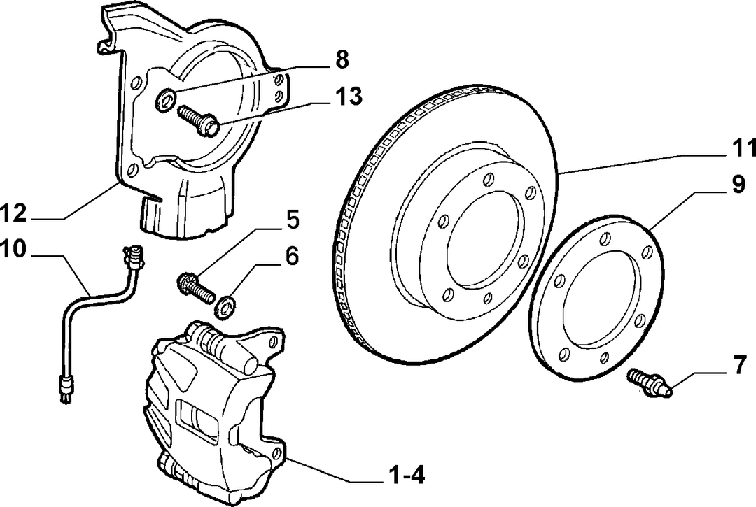 FRONT WHEEL BRAKES 
