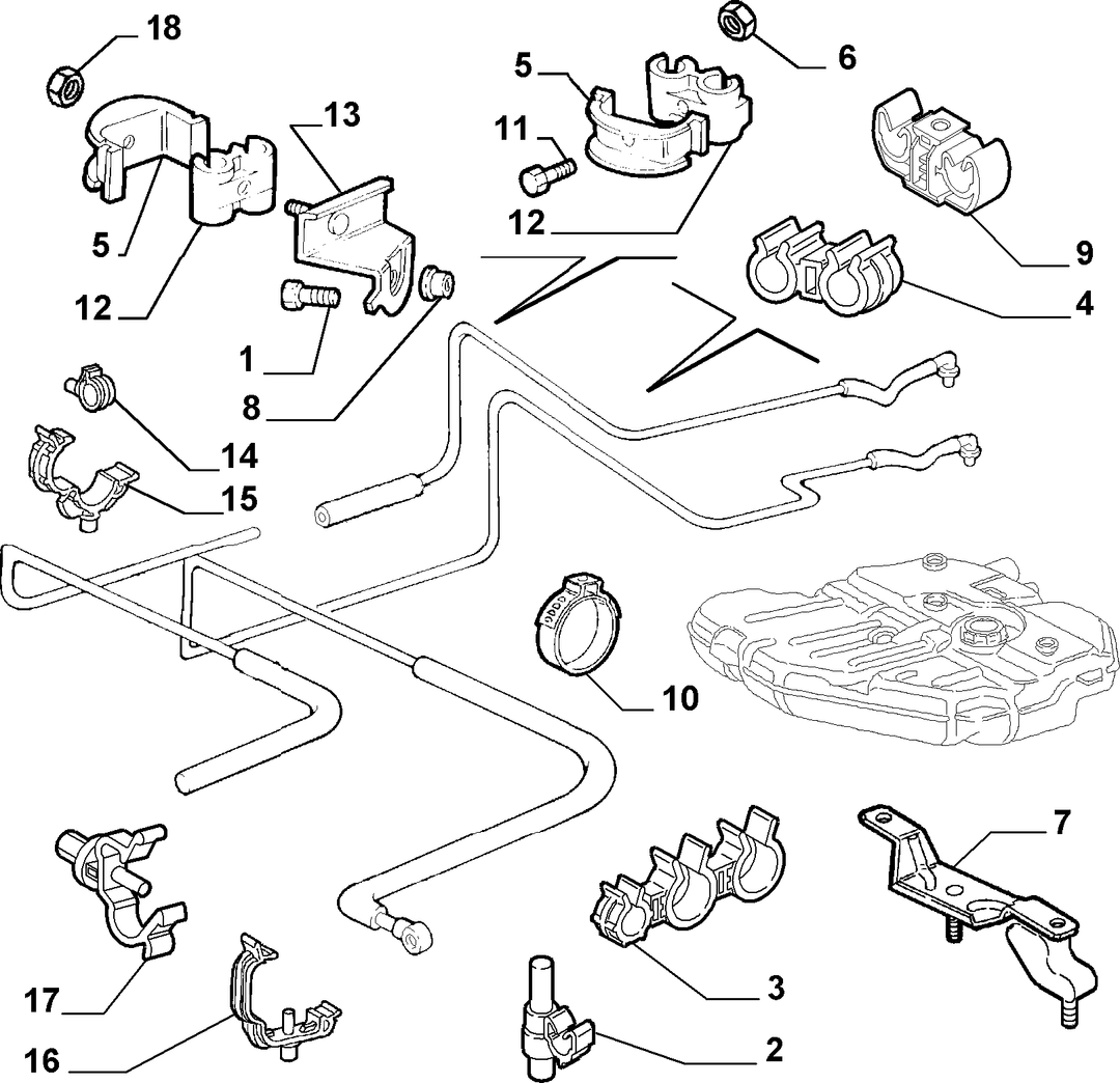 FUEL TANK PIPING 36