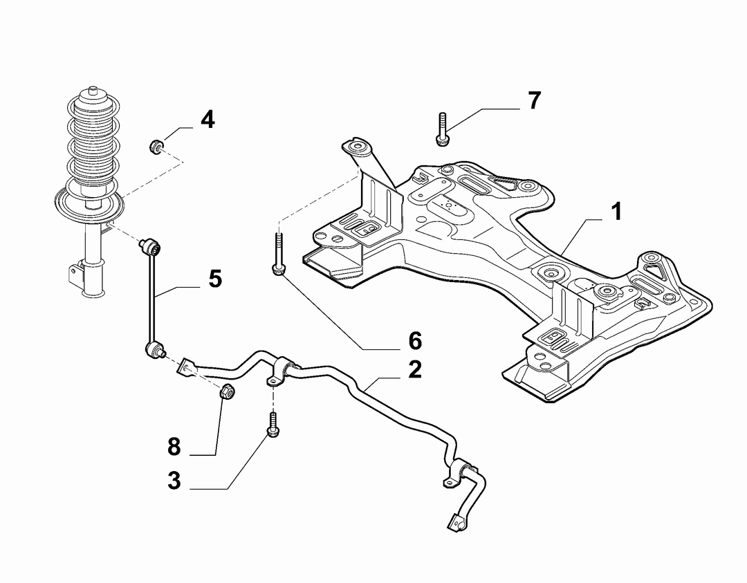 CROSS ARM AND TORSION BAR