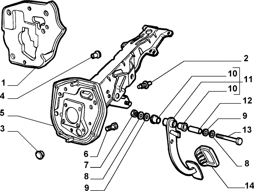 BRAKE PEDAL CONTROL 1